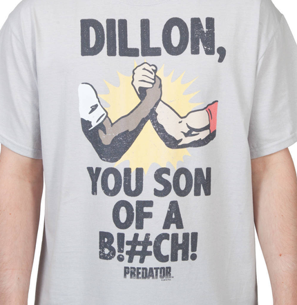 Alstyle Predator Movie T-Shirt Dillon You Son of A Bitch Schwarzenegger Action