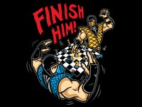Mortal Kombat Chess Match Finish Him