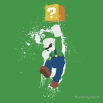 Luigi Paint Splatter
