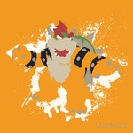 Bowser Splattery Vector