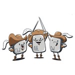 The Three Mus-key-teers