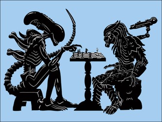 AVP Alien vs Predator Chess