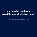 You Couldn't Handle Me with Instructions