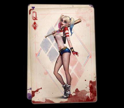 Quinn of Diamonds - Suicide Deck