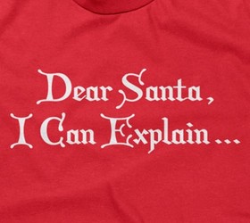 Dear Santa, I Can Explain...