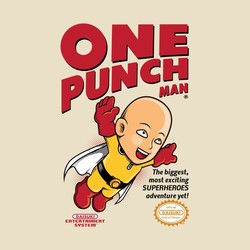 One Punch Man / Mario Game Cover