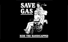 Save Gas - Ride The Handicapped!