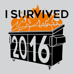 I Survived 2016 - Dumpster Fire