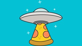 Kawaii Cute Pizza UFO