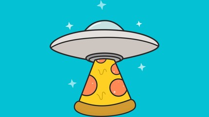 Kawaii Cute Pizza UFO
