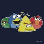 Angry Birds meets Sesame Street