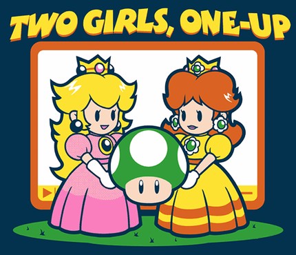 Two Girls, One Up!