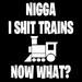 NIGGA, I SHIT TRAINS - NOW WHAT?