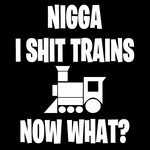 NIGGA, I SHIT TRAINS - NOW WHAT?