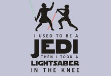 Lightsaber In The Knee