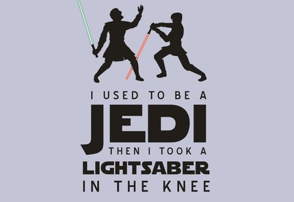Lightsaber In The Knee