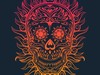 Calavera de fuego