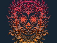 Calavera de fuego